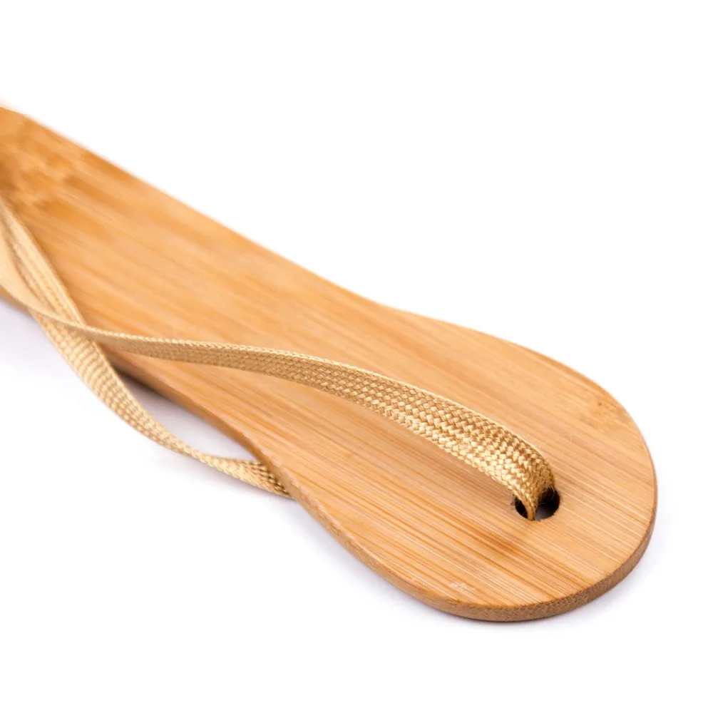 Толстая деревянная натуральная бамбуковая игра для взрослых SM spanking paddle хлопай
