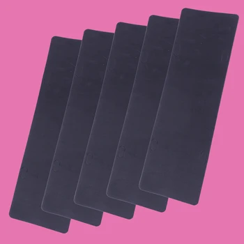 

CITALL 5pcs 4 Holes Car Truck License Plate Pads Bumper Foam Sponge Shockproof Anti-vibration Black Protector