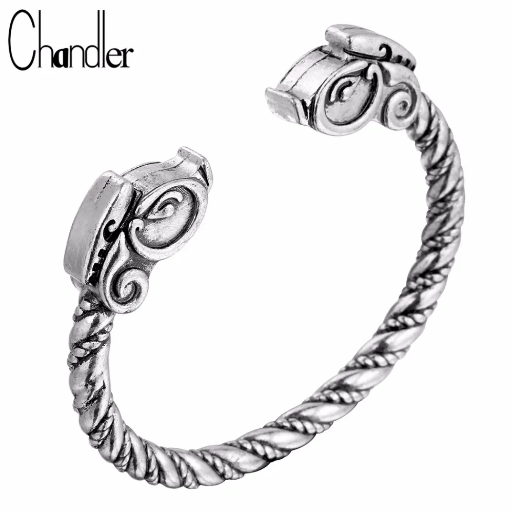 Chandler-Retro-Open-Fenrir-Dragon-Viking-Bracelets-Bangles-For-Men-Vintage-Antique-Silver-Color-Cuff-Pulsera