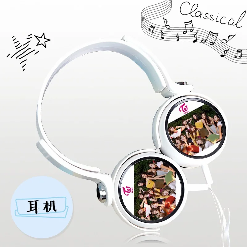 

[MYKPOP]TWICE LIKEY Ear headphones KPOP Headset Earphones Fans Collection SA18051912
