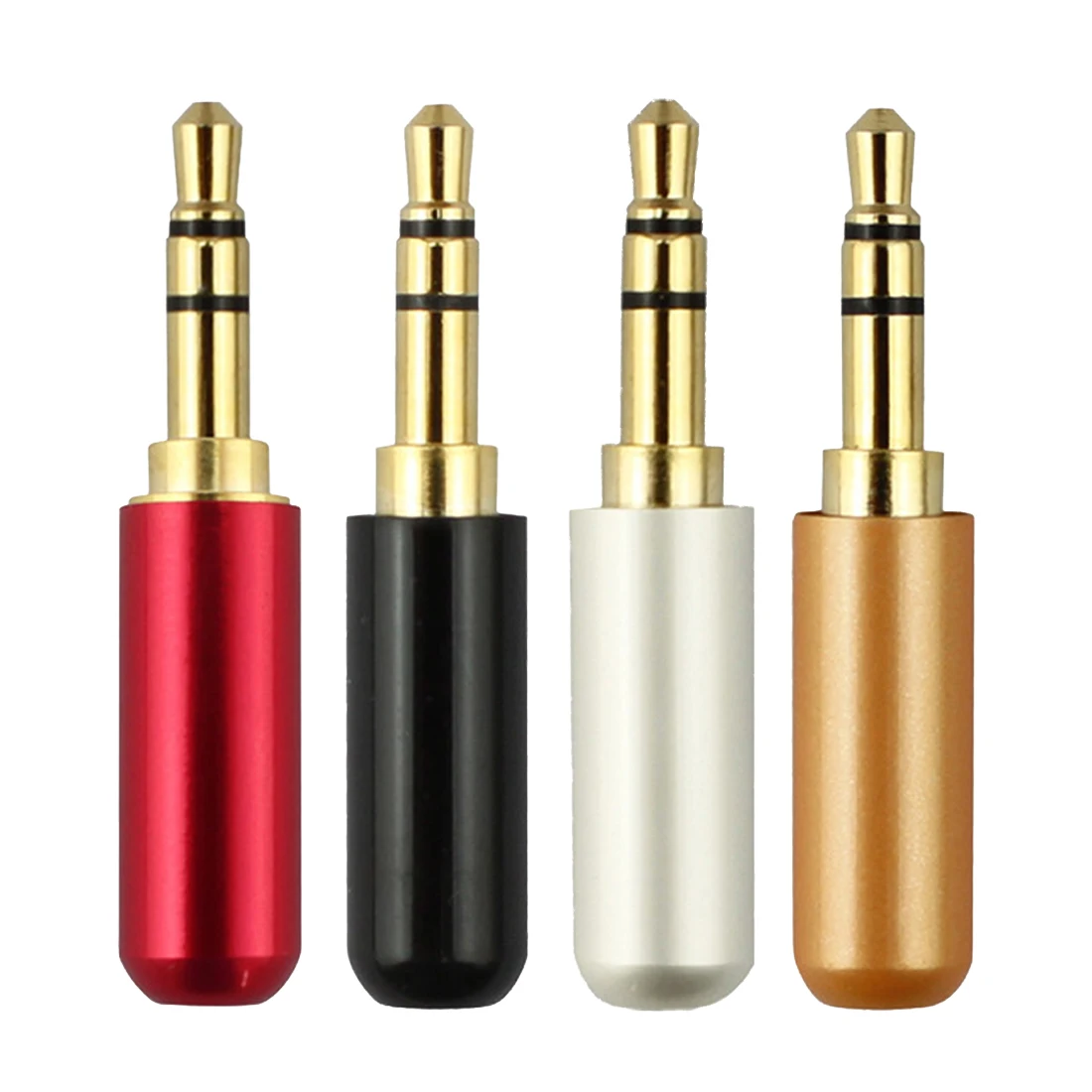 

Dual Channel 3.5 mm 1/8'' Stereo Jack Plug 2 Poles DIY Connector Plugs for Headphone Earphone Soldering