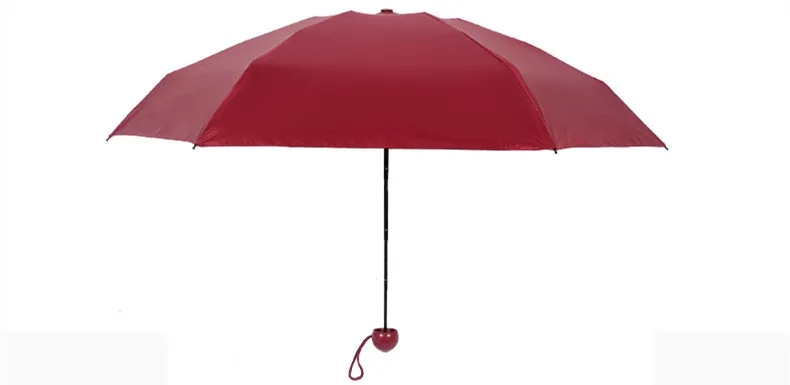 Мини зонтик-капсула супер легкий маленький складной с капсулой чехол Анти ультрафиолетовый водонепроницаемый 5 складной зонтик для путешествий портативный