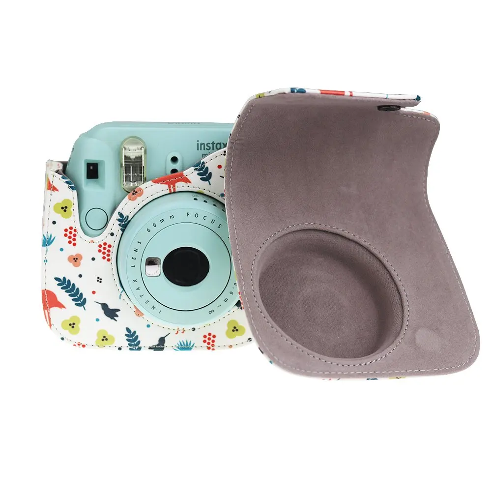 Чехол для камеры Instax Mini 9 из искусственной кожи Fujifilm 8 мгновенная камера с