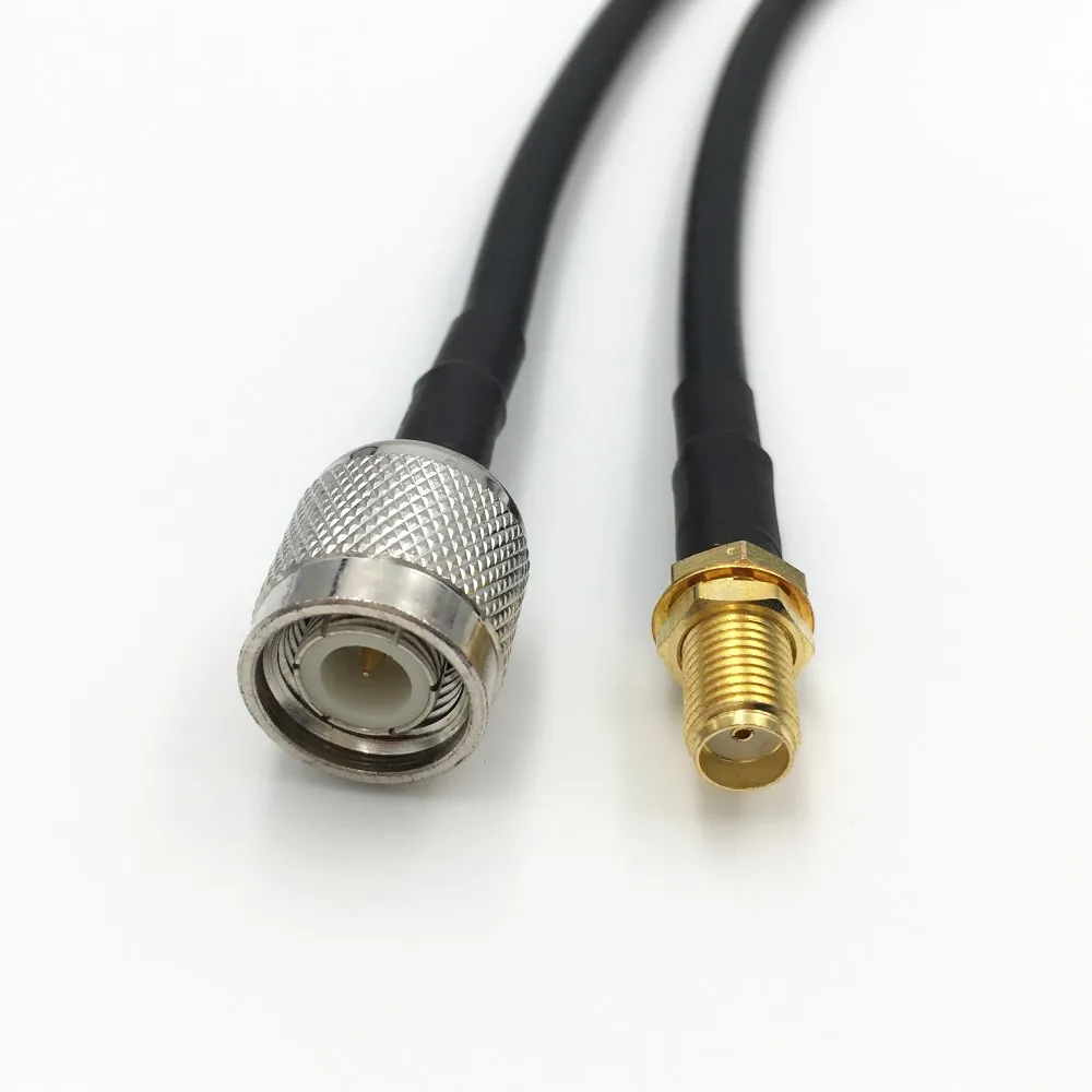 1 шт. TNC штекер для SMA RP-SMA 4 типа Jack RF Pigtail кабель RG58/LMR195 для беспроводного маршрутизатора 1 м 2 м 5 м 10 м 15 м 20 м 25 м 30 м