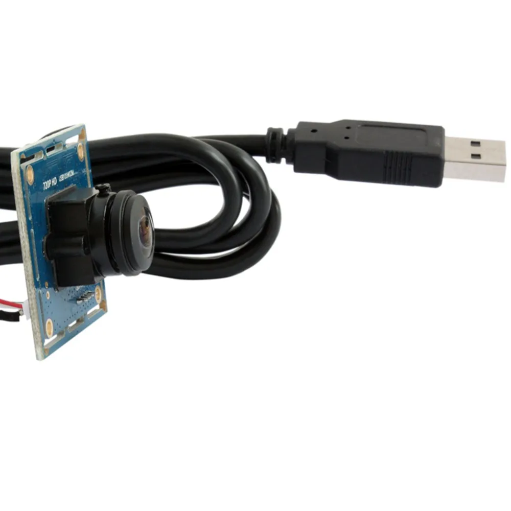 Камера видеонаблюдения рыбий глаз 720p HD широкоугольный CMOS OV9712 usb2.0 170 градусов