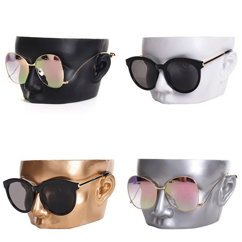 Hot Selling with High Level Craft 4 Colors Resin Glasses Holder Sunglasses Stand Jewelry Display Mannequin Fashion Nice Design