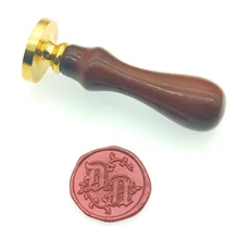 DIY Настроить двойное имя 2 инициалов именной, буква штамп/запечатывание воск/Свадебный Воск печать штамп Пользовательский логотип