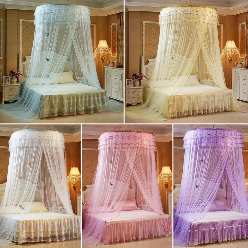 Baby Hanging Round Dome Mosquito Net Curtains Tent Infant Summer