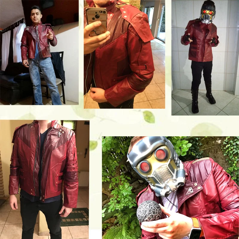 Custom Made Star Lord Guardians of The Galaxy 2 Jacket and Leather Coat Pants Props Halloween Costume cosplay Outfit for Peter Quill image 5