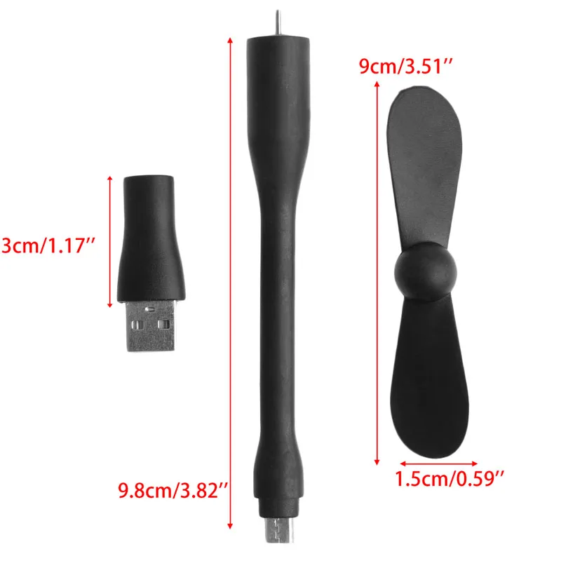 Портативный Гибкий мини вентилятор охлаждения USB кулер для телефона Android