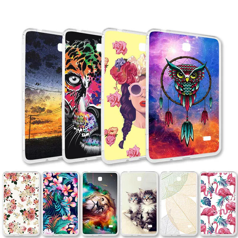

Painted Case For Samsung Galaxy Tab 4 3 S3 S2 Tab4 Tab3 TabA TabS3 TabS2 T310 T530 T230 T715 T815 T820 Tablet Case Tab Coque Bag