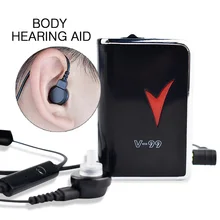 Удобный мини-слуховой аппарат, усилитель звука, громкость, регулируемые наушники для пожилых, слуховой, 4 размера, затычки для ушей