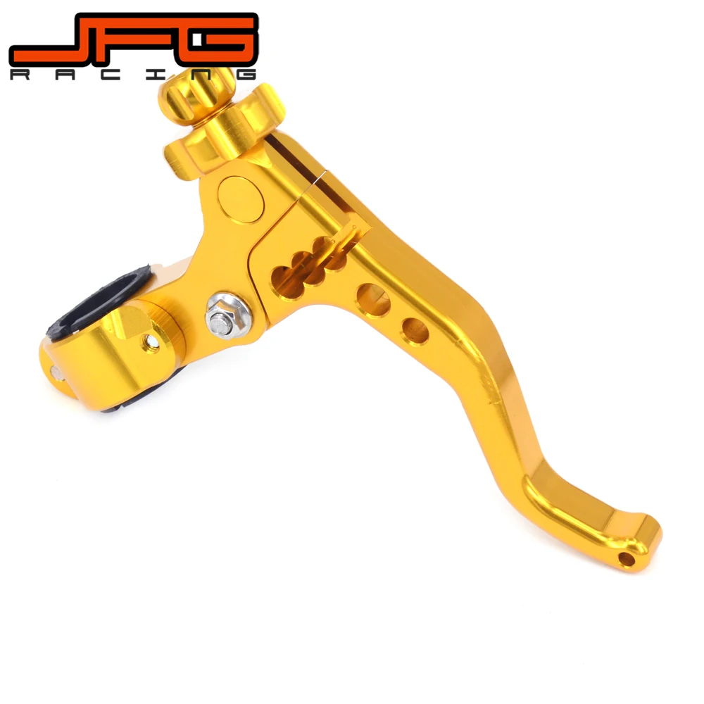Billet CNC Pivot Short Adjustable Stunt Clutch Lever with clamps for KTM HONDA YAMAHA SUZUKI KAWASAKI Dirt Bike