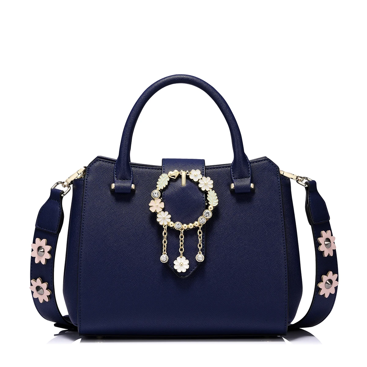 Brand flower Strap jewelry luxury Purse Crossbody Shoulder Women Bag Clutch Female Handbags Sac