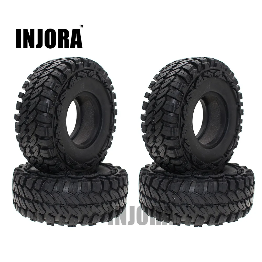 4PCS 114MM 1.9 Inch Rubber Wheel Tires for 1:10 RC Rock Crawler Car Axial SCX10 90046 Tamiya CC01 D90 D110 4PCS 114MM 1.9 Inch Rubber Wheel Tires for 1:10 RC Rock Crawler Car Axial SCX10 90046 Tamiya CC01 D90 D110
