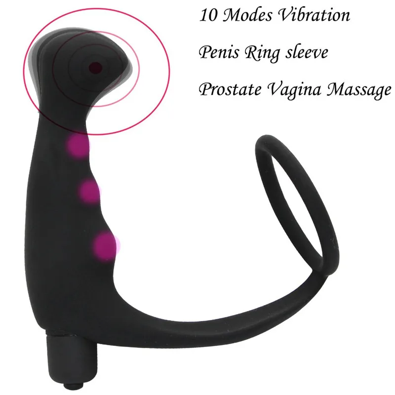 Toys for adults anal plug silicone Massage vibrator G point masturbation gay Men