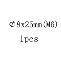 Диаметр стержня 8x5-45mm(M6) Наплечные винтовые концевые винты шестигранные болты из нержавеющей стали - Цвет: Зеленый