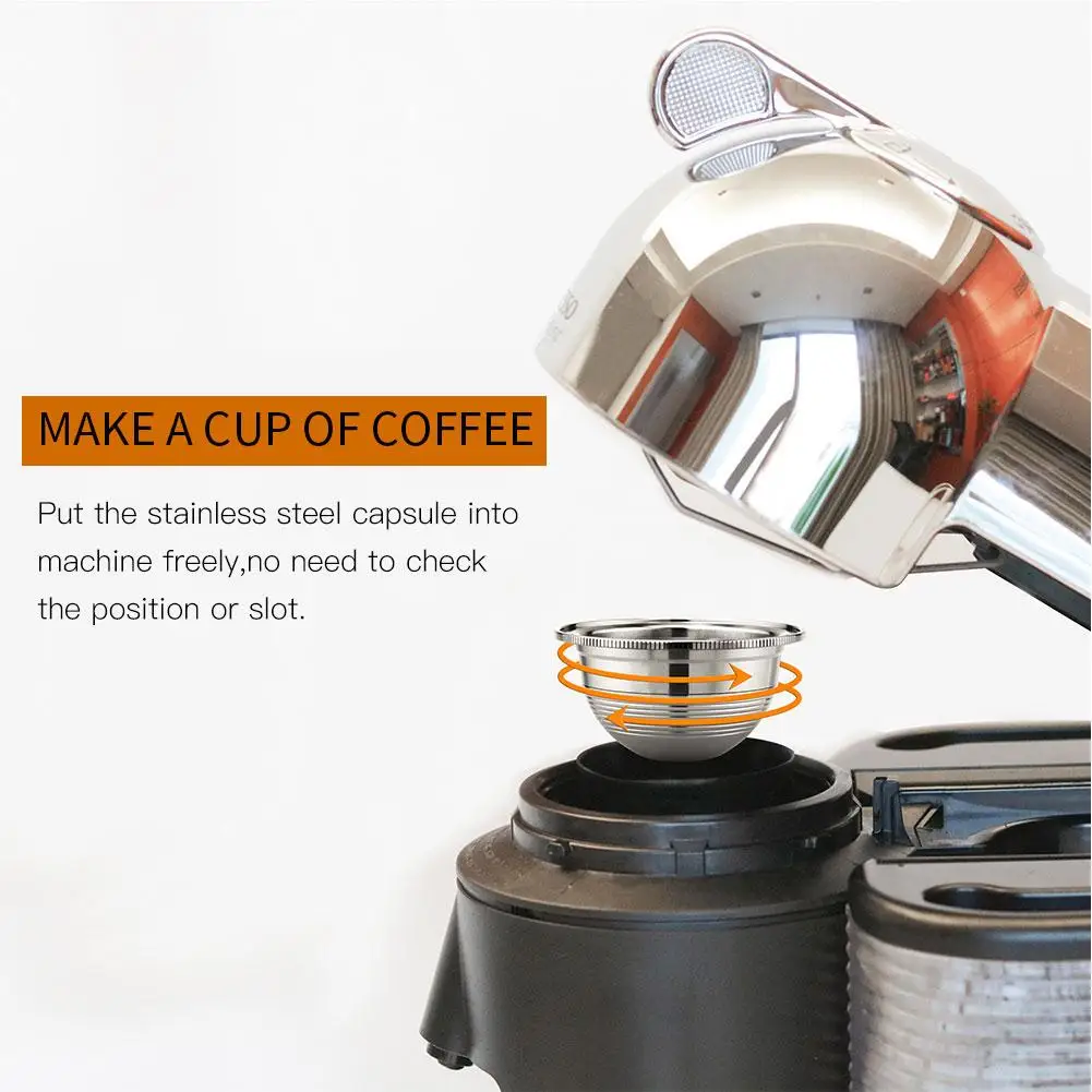 Из нержавеющей стали, многоразовый капсула Nespresso постоянная стойка для кофейных капсул для кофемашин Nespresso Delonghi