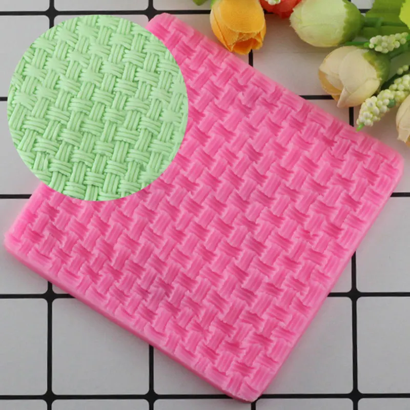 

Mujiang DIY Knitting Cake Border Silicone Mold Cupcake Fondant Cake Decorating Tools 3D Craft Baby Clothes Silicone Lace Mats