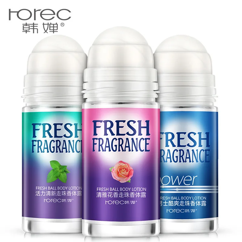 

ROREC Underarm Deodorant Antiperspirant Anti Sweat Deodorant For Men Female Perfume Fresh Roll On Ball Body Lotion 50ml