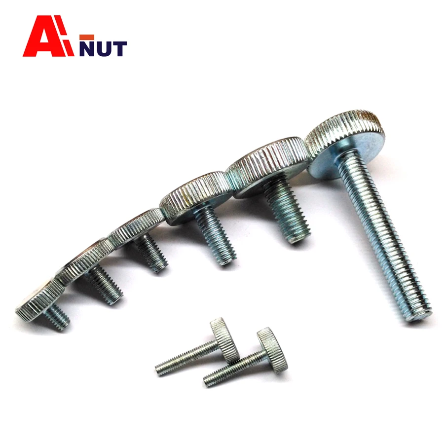 m4 Knurled bolt , 8mm 35mm DIN653 B , Knurled thumb screw m4 flat bolt