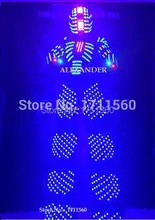 font b LED b font robot Costume font b LED b font Clothing Light font