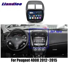 Liandlee для peugeot 4008 2012~ автомобильный радиоприемник для Android плеер с gps-навигатором карты HD сенсорный экран ТВ Мультимедиа без CD DVD