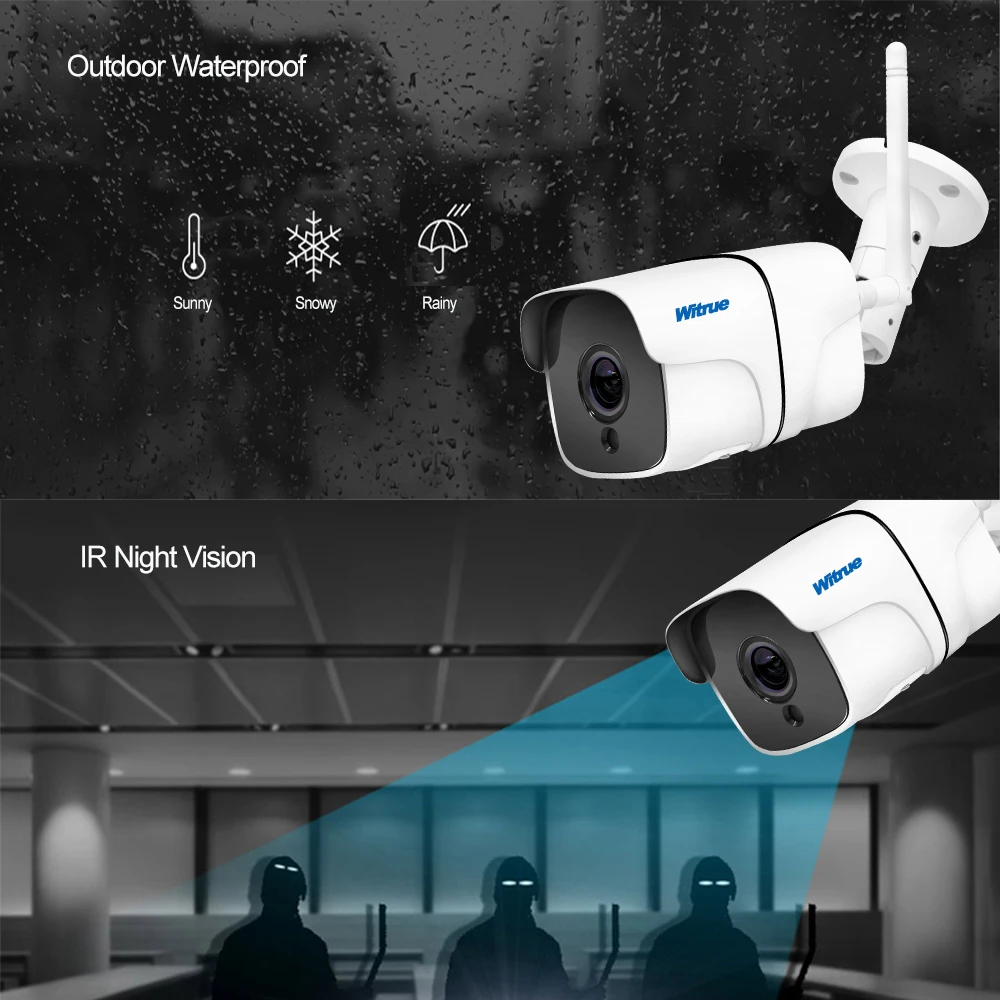 Ip камера Wifi Беспроводная 1080 P наружная водостойкая безопасности Аудио запись
