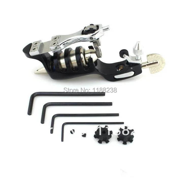 

1PC Primus Sunskin Rotary Tattoo Machine Multifunction Liner Shader Motor Tattoo gun Black complete tattoo kit