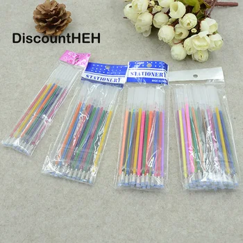 

12, 24, 36, 48 Colors 12pcs/pack Flash Ballpoint Gel Pen Highlighters Refill Color Full Shinning Refills Painting Ball Point Pen