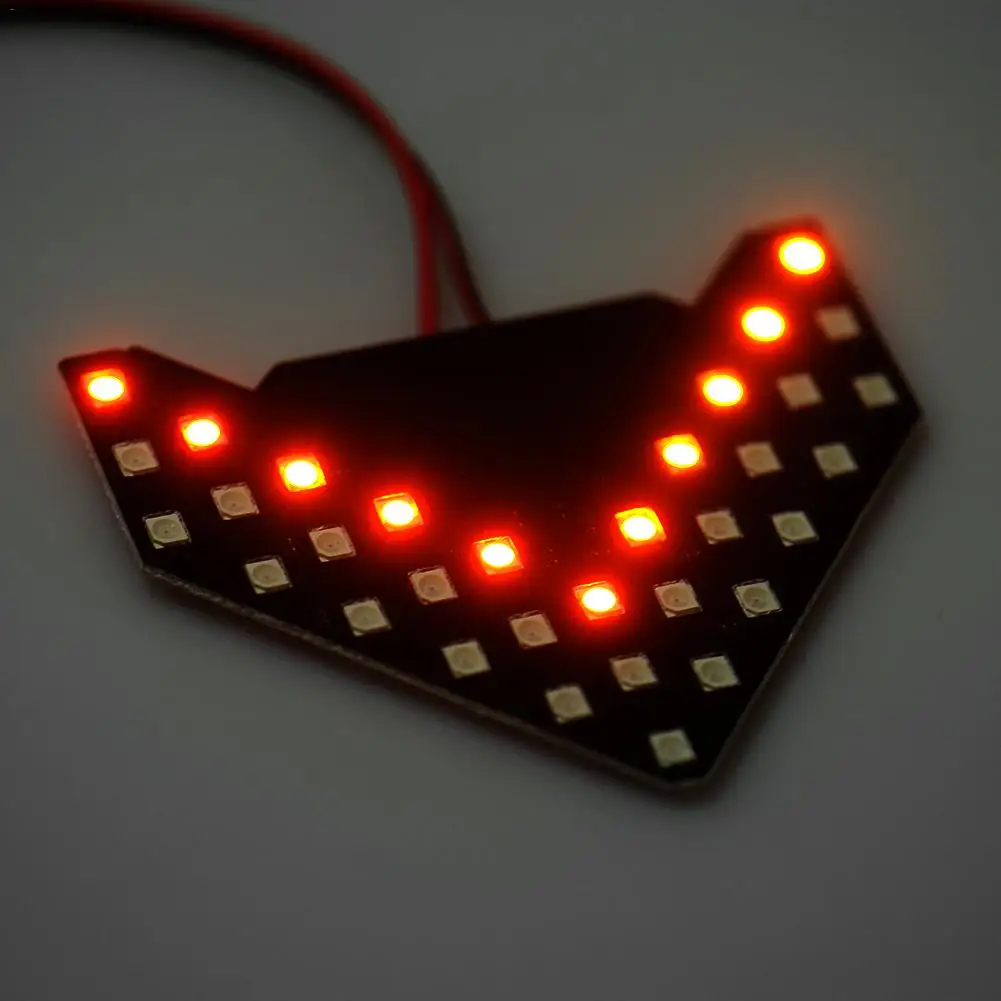 янтарные 33 SMD последовательный светодиод стрелки для автомобиля боковое зеркало