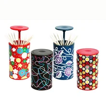 Высококачественный бытовой портативный держатель для зубочистки калейдоскоп автоматическая коробка для зубочистки креативная Мода