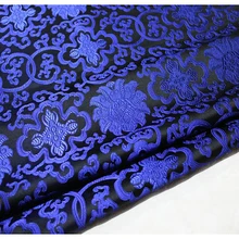 Высокое Качество Дворе окрашенные жаккардовые гобелены атласной 3D жаккардовые парча ткань для платье Чехлы занавес лоскутное 75x100 см