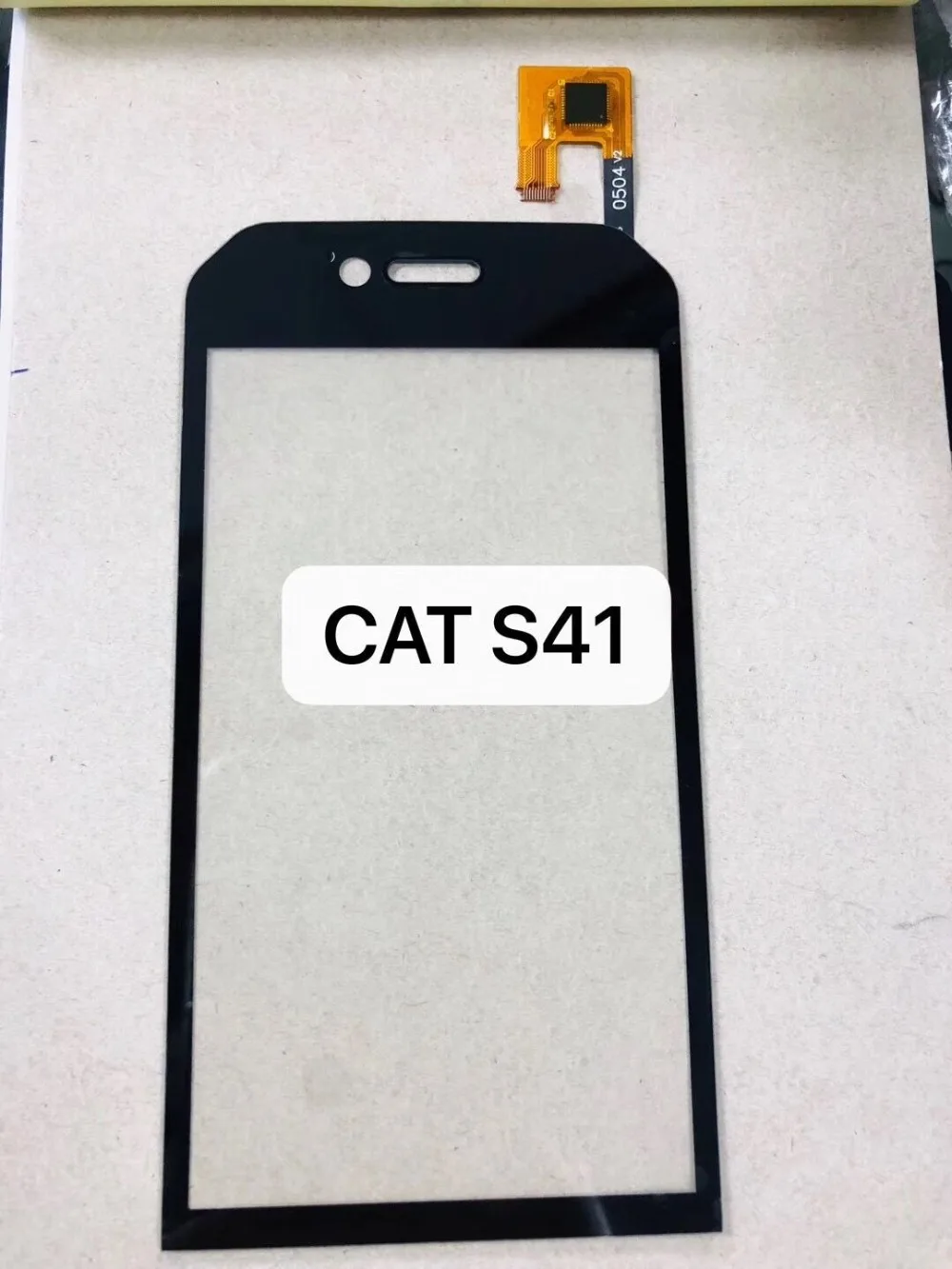 100% совместимость для Caterpillar CAT S41 Сенсорный экран дигитайзер запасная часть