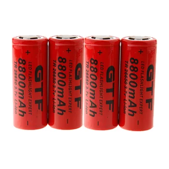 

3.7V 8800mah 26650 Battery Li-ion Rechargeable Battery for Flashlight rechargeable Battery Portable LED powerbank Dropshipping