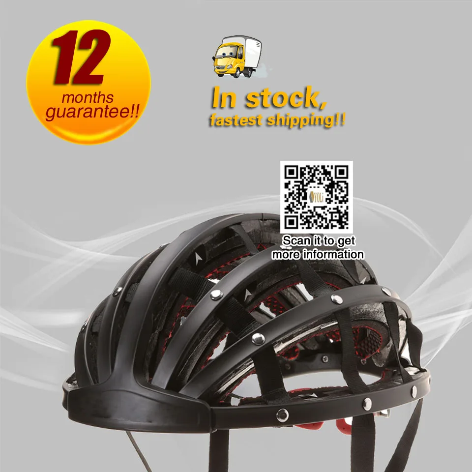 bicycle accessories folding helmet cycling helmets foldable helmetin