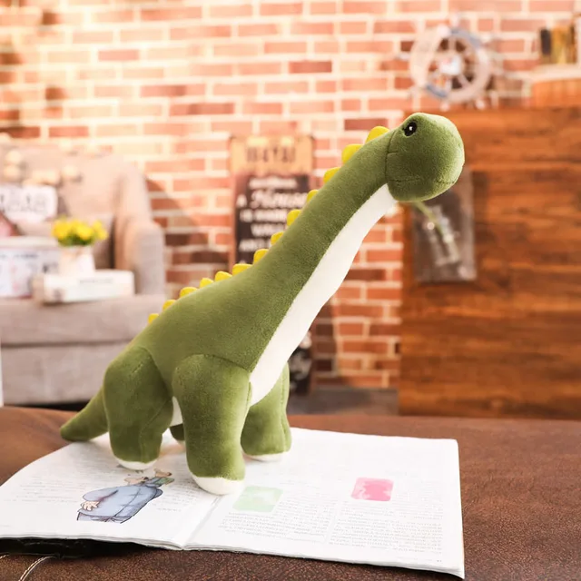 50~120cm Cuddly Dinosaur Tanystropheus Stuffed Toy Plush Dino Blue/Wine Red/Green/Pink Girls Boys Xmas Plushie Gift