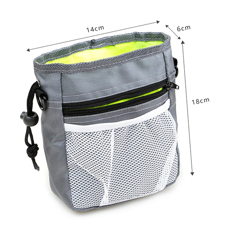 Новая сумка для питомцев, сумки для дрессировки собак, портативная Съемная карманная сумка для корма для собак, Интерактивная поясная сумка для щенков