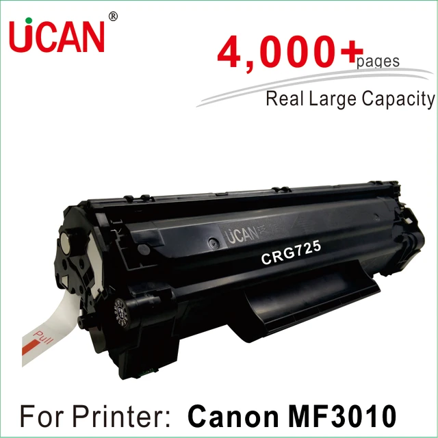 CRG 725 Toner Cartridge for Canon MF3010 printer 4,000+ pages Large Capacity & Refillable-in