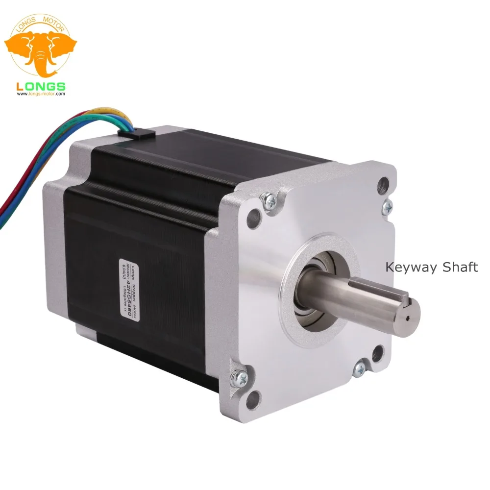 

EU Free shipping[3-8days ship] Stepper Motor Nema42 150mm 3256 ozin 6 A Keyway Shaft CNC Laser Mill
