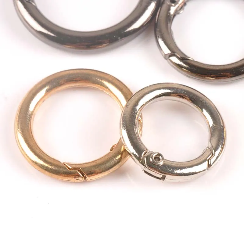 4 шт. кольцо, крючок для сумки, Круглый карабин, пружинная Пряжка для ключей, уплотнительное кольцо для сумок, аксессуары для сумок CP2152