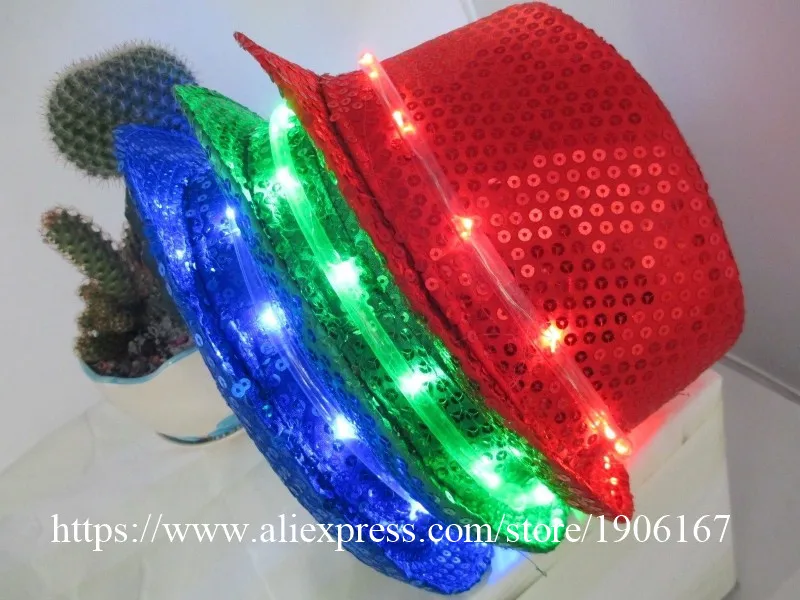 New Fashion Glow in Dark Light Up LED Hat Baseball Caps Luminous Holiday Hat Unisex02