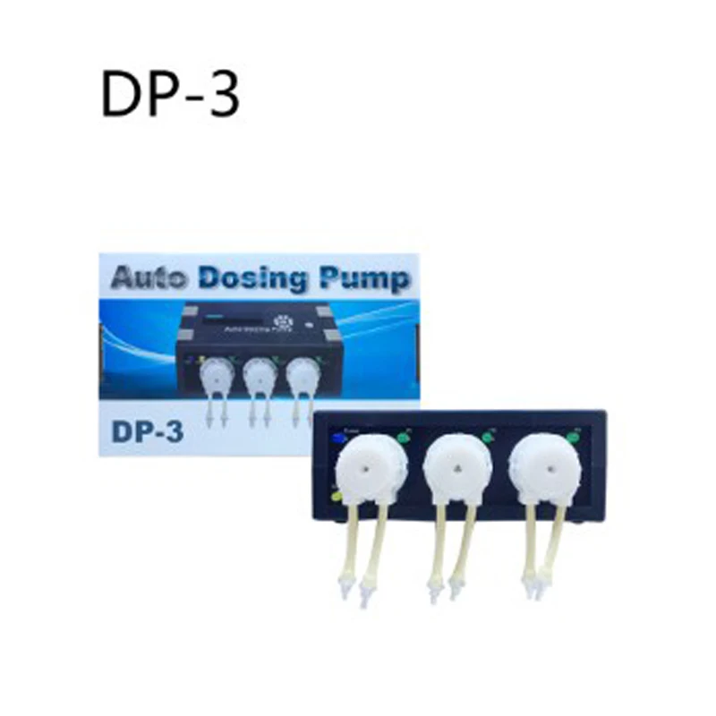 110-240 В Jebao насос для титрования серии DP многоголовый автоматический Высокоточный перистальтический насос для аквариума цилиндрический коралловый фидер - Цвет: DP-3