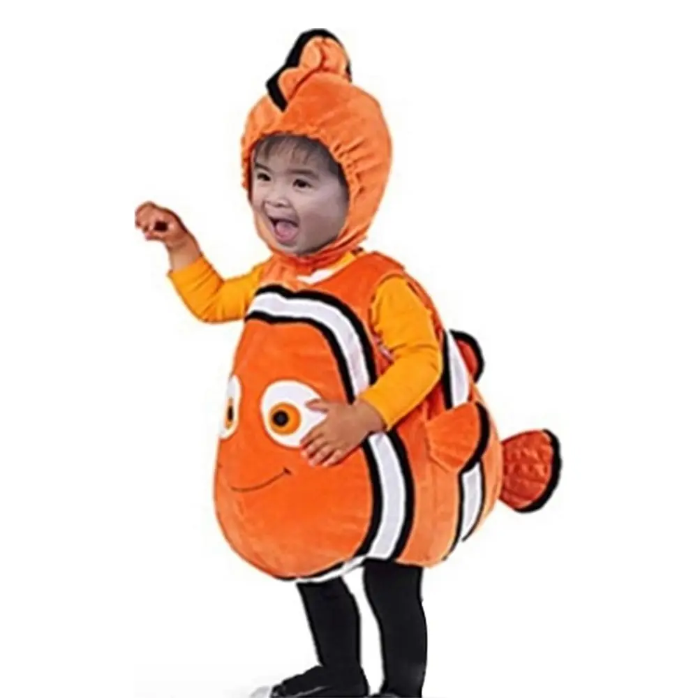 

Deluxe Nemo Cosplay Costume Dress Up Fish Clownfish From Pixar Animated Film Finding Nemo Halloween Christmas Cosplay Costume