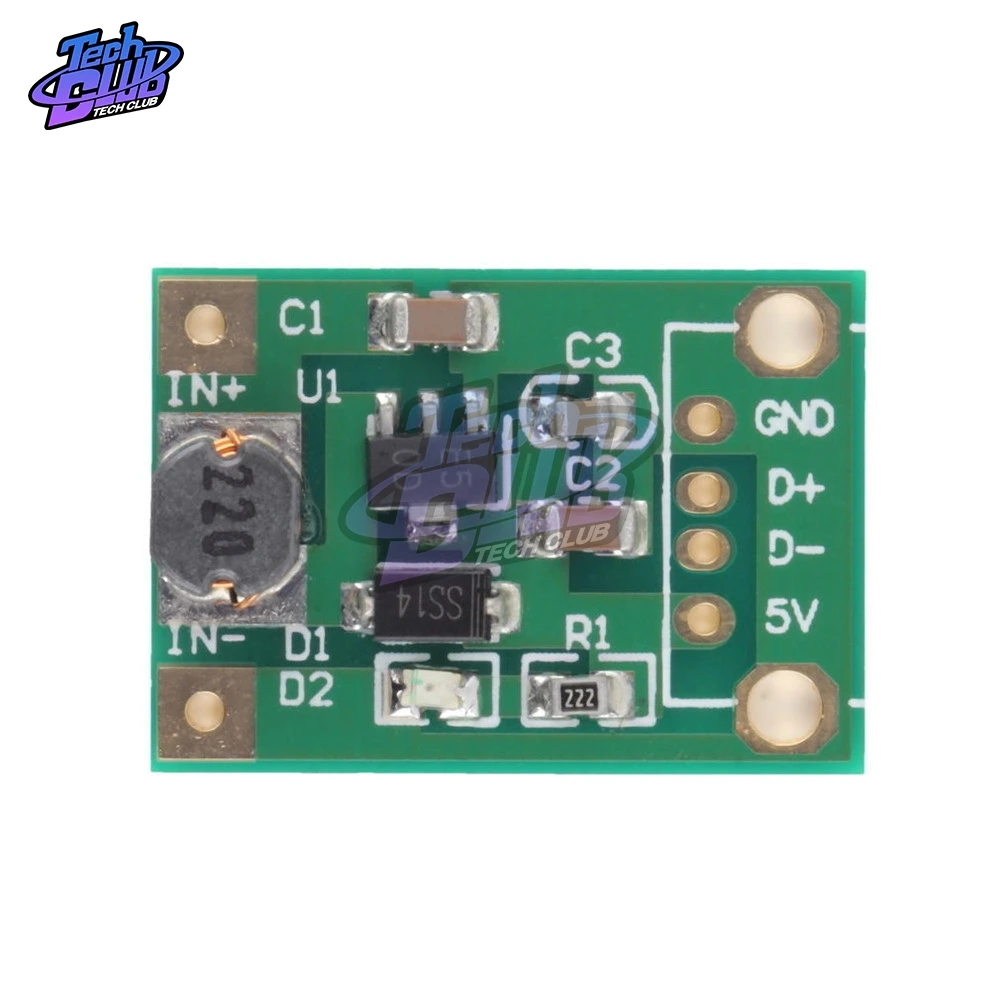600мА DC-DC мини-Повышающий Модуль питания 1-5 в до 5 В повышающий преобразователь для Arduino