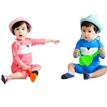 Новая одежда для мальчиков и девочек, одежда для купания, детские плавки детские, для малышей, с рисунком, бикини, Пляжный Купальник Одежда для купания, комплект одежды на лето купальный костюм#40