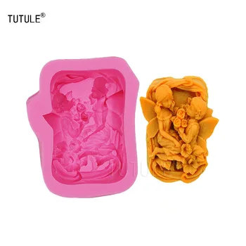 

Gadgets-Cake Decorating Tools Courtship Flower Fairy Fondant Cake Mold Soap Handmade Chocolate Baking Pastry Tools Decoration