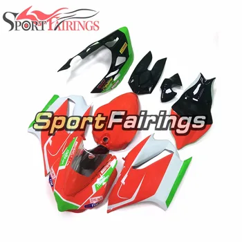

Fiberglass Racing Complete Fairings for Ducati 899 1199 2012 2013 12 13 Red Green Body Kit Panels Cowlings New