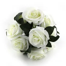 Букет невесты inofin, романтический свадебный красочный букет невесты, красный розовый синий и фиолетовый свадебные букеты \ Фиолетовый