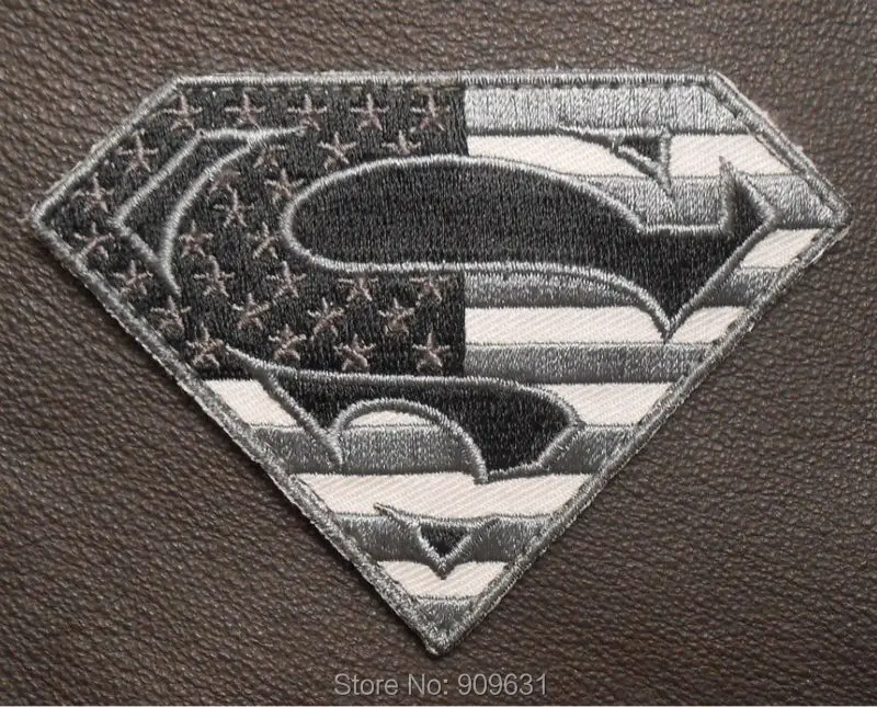 

SUPERMAN AMERICAN FLAG USA ARMY TACTICAL OPS COMBAT MILITARY SWAT PATCH